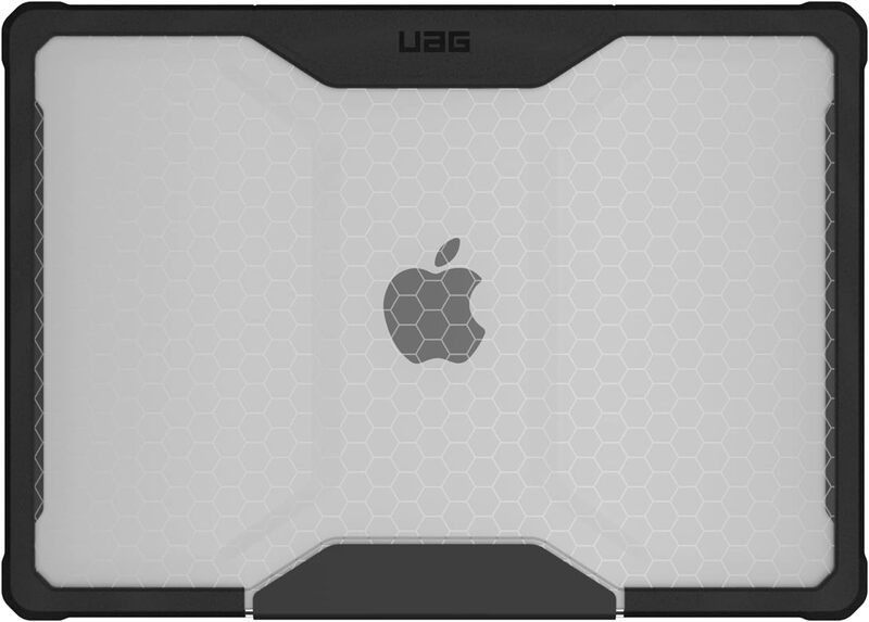 Urban Armor Gear UAG Plyo MacBook Pro 14 inch Case (2021-2023) A2918 A2992 M3 / M3 Pro / M3 Max / M2 Pro/M2 Max/ M1 Pro/M1 Max Rugged Military Grade Hard Shell Laptop Cover Translucent Clear - Ice